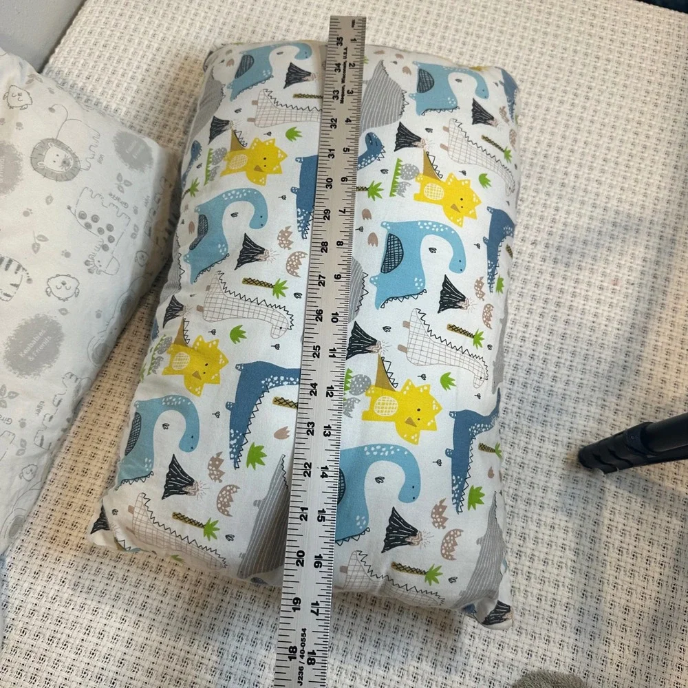 KeaDreams PharMeDoc Toddler Pillow Set Kids 13x18 Multi Dinosaur Safari Animal
